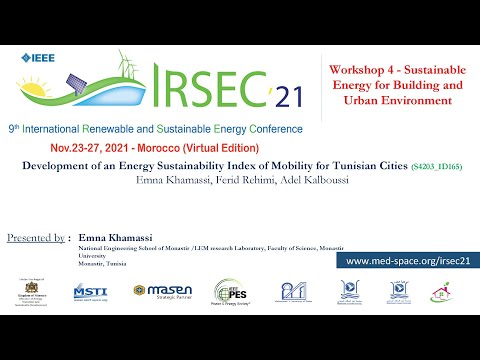 165 - Development of an Energy Sustainability Index of Mobility for Tunisian Cities