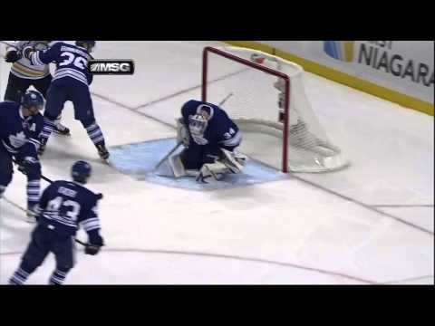 Mikhail Grigorenko goal 29 Jan 2013 Toronto Maple Leafs vs Buffalo Sabers NHL Hockey