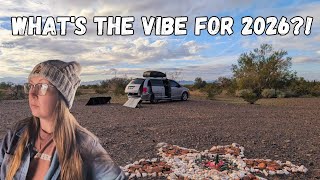I'm Ready for a Fresh Start in 2026 - Who's With Me?! | Quartzsite Minivan Camping Into the New Year