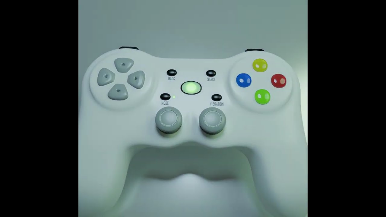 Game Controller 3D model presentation Animation