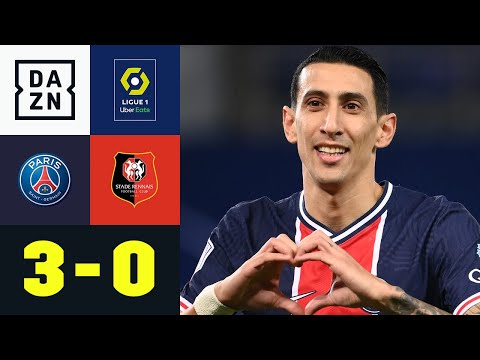 Di Maria lupft Paris zum Sieg. PSG rennt Verfolgern davon: PSG - Rennes 3:0 | Ligue 1 | DAZN