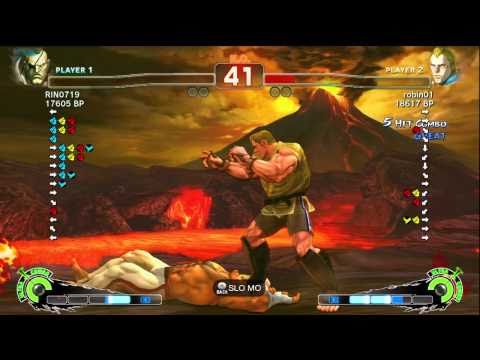 RINO719 [Sagat] vs robin01 [Abel] SSF4 Japanese Online Ranked Matches - TRUE-HD