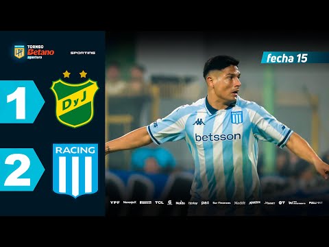 DEFENSA Y JUSTICIA 1 - 2 RACING I Resumen del partido | #TorneoBetano Apertura 2025