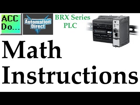 BRX Do-More PLC Math Instructions