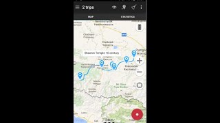 How to get the locations using Geo tracker App