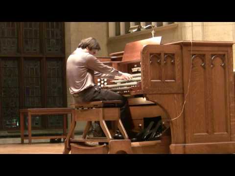 Max Reger Scherzo in D Op65 - Raul Prieto Ramirez, Skinner Organ Hope College