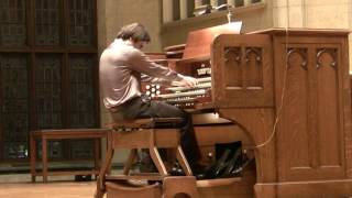 Max Reger Scherzo in D Op65 - Raul Prieto Ramirez, Skinner Organ Hope College