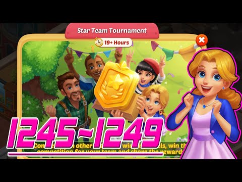 Matchington Mansion (Android | iOS) Level 1245~1249 - Gameplay Match:3