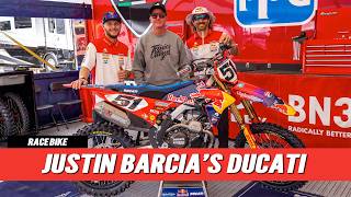 Racer X Films: Justin Barcia's Ducati Desmo450 MX Race Bike
