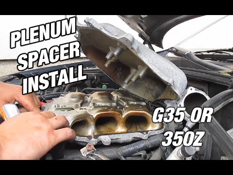 How To Install Plenum Spacer on a G35, 350z 350Gt or fx35