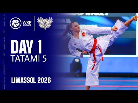EKF KARATE  | Day 1 - Tatami 5 | EKF Cadet, Junior & U21 Championships