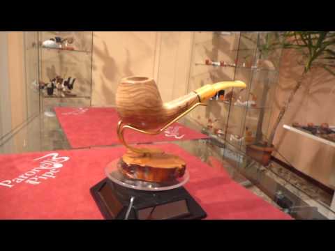 Pipa olivastro half bent fatta a mano - www.paronellipipe.it