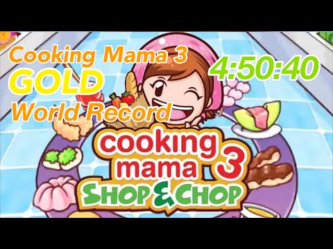 Cooking Mama 3 Gold 80 Recipes🏅 Former World Record (4:50:40)
