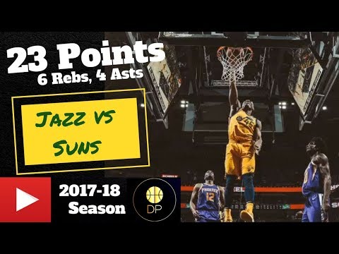Donovan Mitchell vs Suns 3/15/18 | 23 Pts, 6 Rebs, 4 Asts