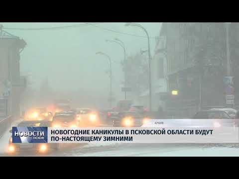 Новости Псков 27.12.2018 / Новогодние каникулы в Псковской области будут по-настоящему зимними 