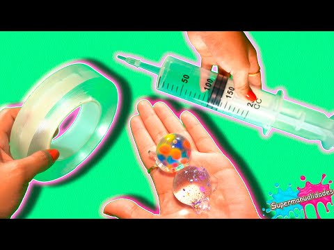 Haciendo más burbujas y pelotitas con cinta Nano Tape - Supermanualidades