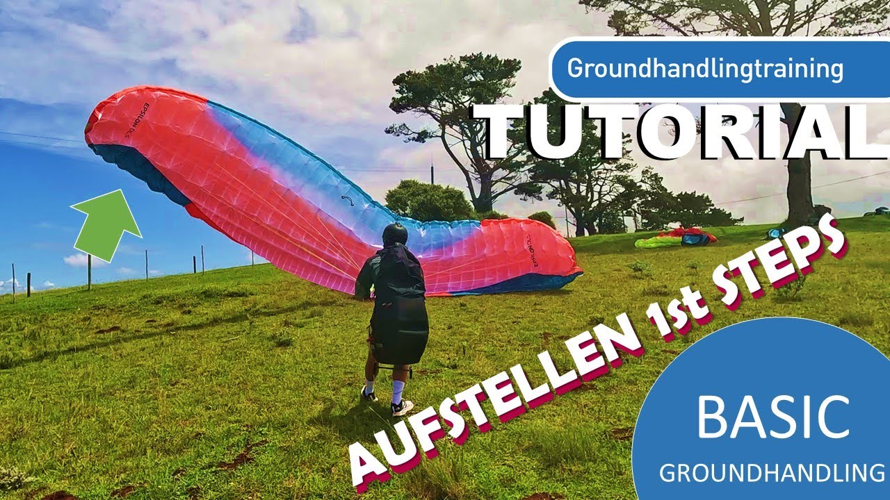Basic Groundhandling #2 -  1st Steps Schirmzugewandt Aufziehen