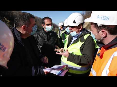 რიკოთის საუღელტეხილო გზაზე ხიდებისა და გვირაბების მშენებლობა აქტიურად მიმდინარეობს