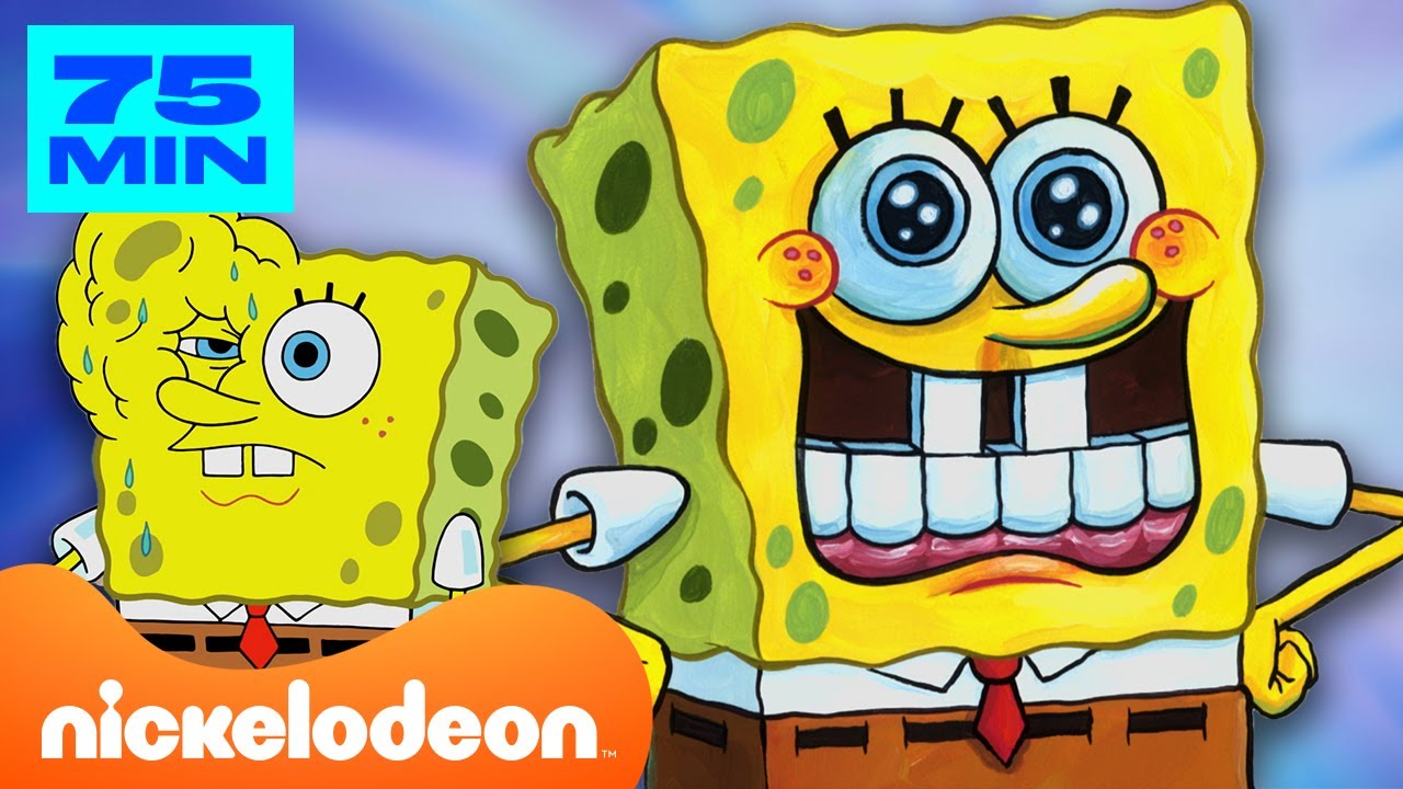 Bob Esponja | 1 Hora de Momentos ENGRAÇADOS do Bob Esponja - NOVOS Episódios! 😂 | Nickelodeon