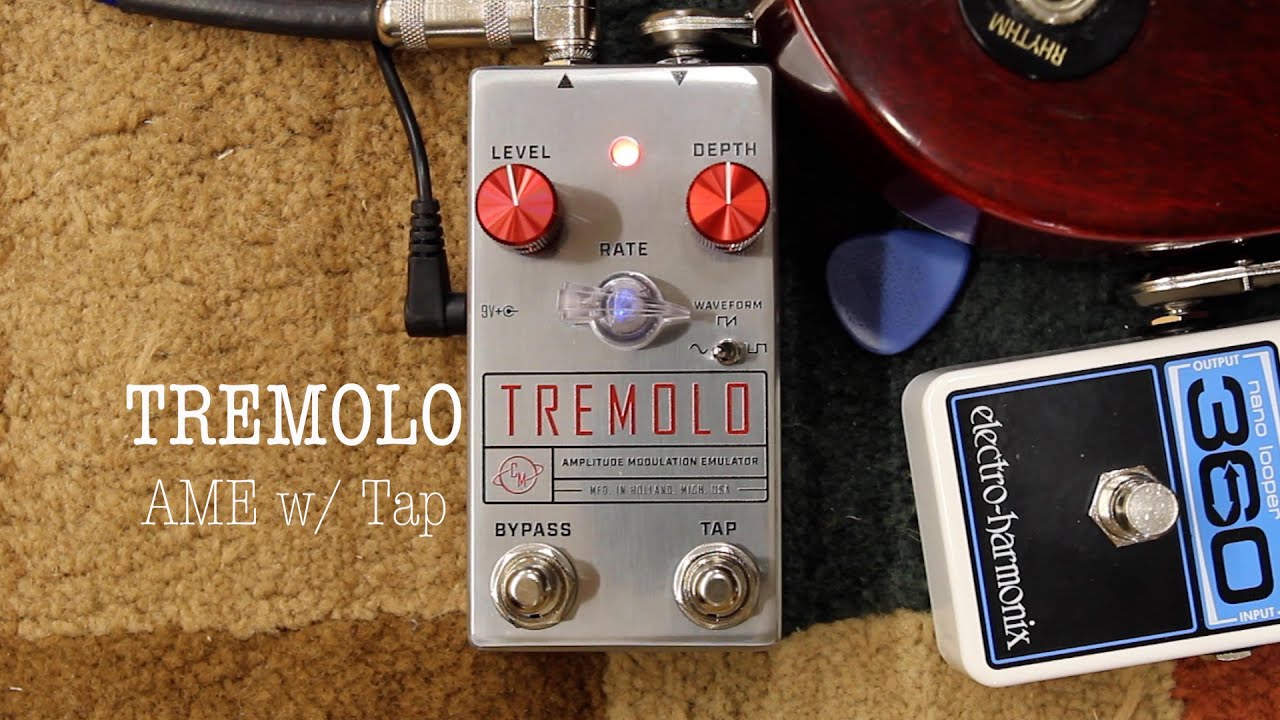 Cusack Music Tremolo - Amplitude Modulation Emulator w/Tap Tempo - One Only