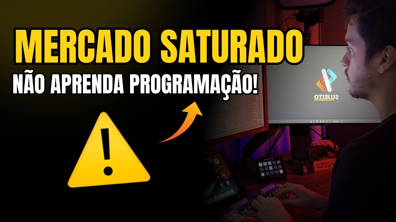 Não aprenda programação, mercado SATURADO ⚠️