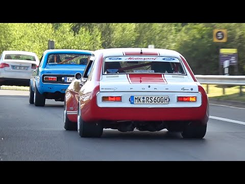 Ford Classic Car Compilation- Capri, Cosworth, Cortina, Taunus G73A, GT40, King Cobra, Fairlane..