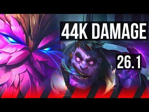 ORNN vs DR. MUNDO (TOP) | Good KDA: 8/1/18, 44K damage | EUW Diamond | 26.1