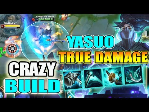 TEST SKIN " YASUO TRUE DAMAGE " + BUILD ĐỒ SIÊU DỊ TĂNG 500% CÔNG LỰC LÀ CÓ THẬT !