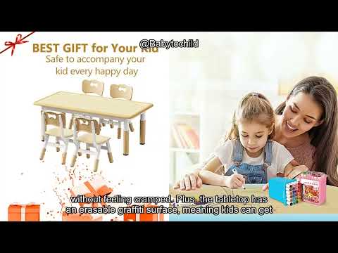 Is the Brelley Kids Table and Chair Set Safe and Comfortable for Your Child? Review.