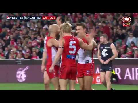Round 23 AFL - Sydney v Carlton Highlights