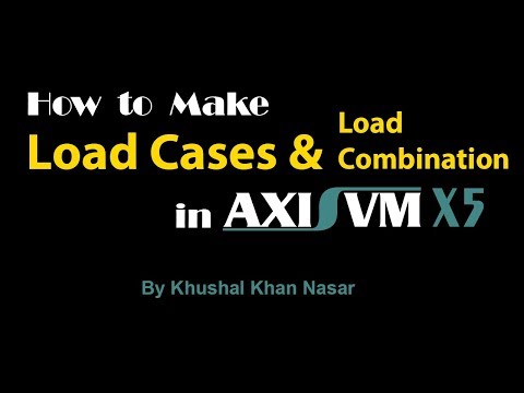 2D Frame Example with Load Cases & Load Combination in AxisVM X5 2019