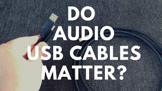 Video thumbnail for Do Audio USB Cables Matter? Audioquest Carbon USB etc by phototristan
