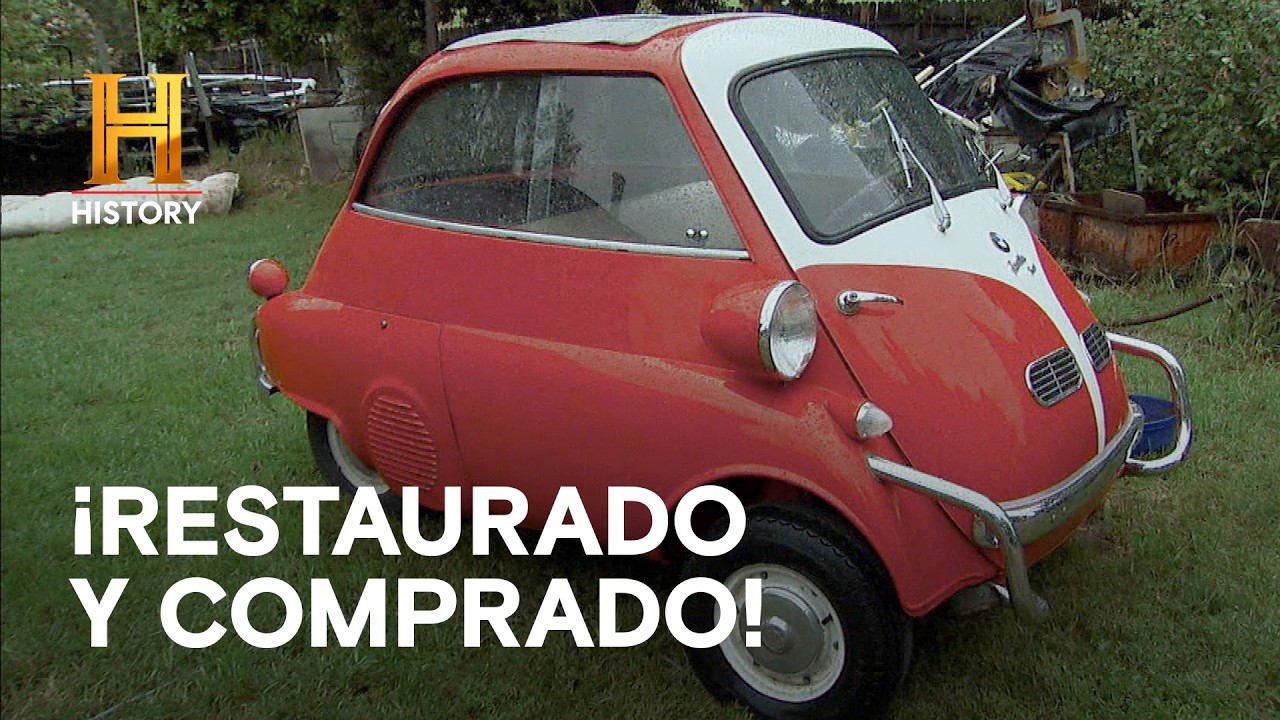 ¡COMPRAMOS UN MICRO AUTO CLÁSICO! Restauración BMW ISETTA "el huevo" - CAZADORES DE TESOROS