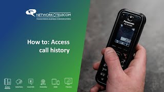 Panasonic Cordless: How to access your call history