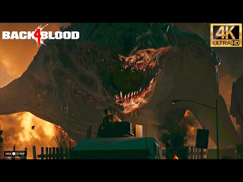 The Abomination Boss Fight and Ending - Back 4 Blood (4K 60FPS) ACT 4
