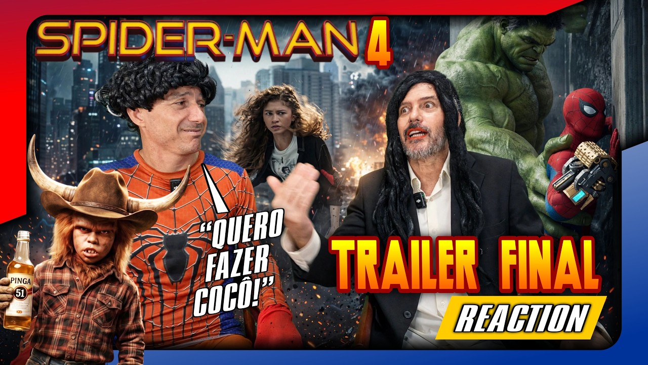 REAÇÃO: HOMEM-ARANHA UM NOVO DIA 🕷️ TRAILER FINAL CHEIO DE FLASHBACK, MAS A GENTE CONFIA #spiderman