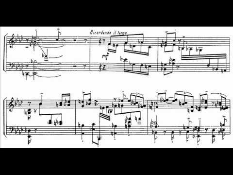 Hamelin plays Weissenberg - Sonata in a state of jazz (1st mvt) Audio + Sheet music