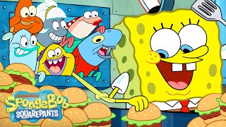 SpongeBob Being &#39;Employee of the Month&#39; for 90 Minutes Straight 🍔 | @SpongeBobOfficial