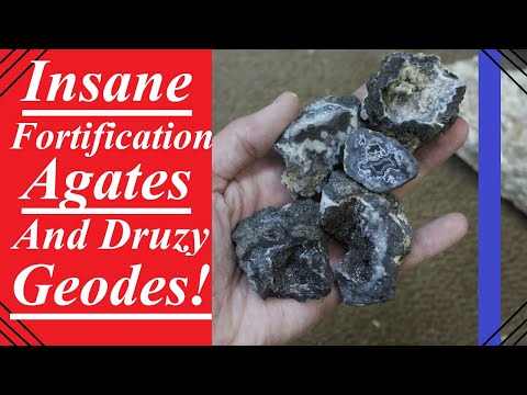 Cleaning Incredible Druzy Geodes and Fortification...