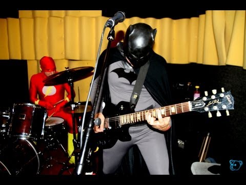 Adam West The Bat playing Born to be Dark Knight.