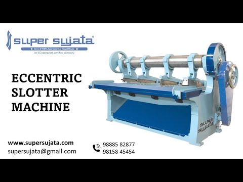 Overhung Eccentric Slotter Machine For Corrugated Box