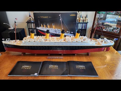 Lego Icons Titanic Stern Build Set 10294 Build and Review