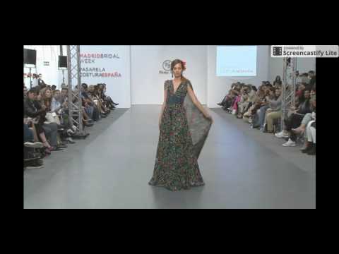 Cristina Vedia Fernández - Desfile Vertize Gala - Costura España Madrid Bridal Week  2017