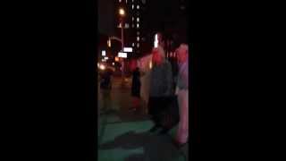 Al Kooper leaving the Lincoln Center on Aug. 8th 2015