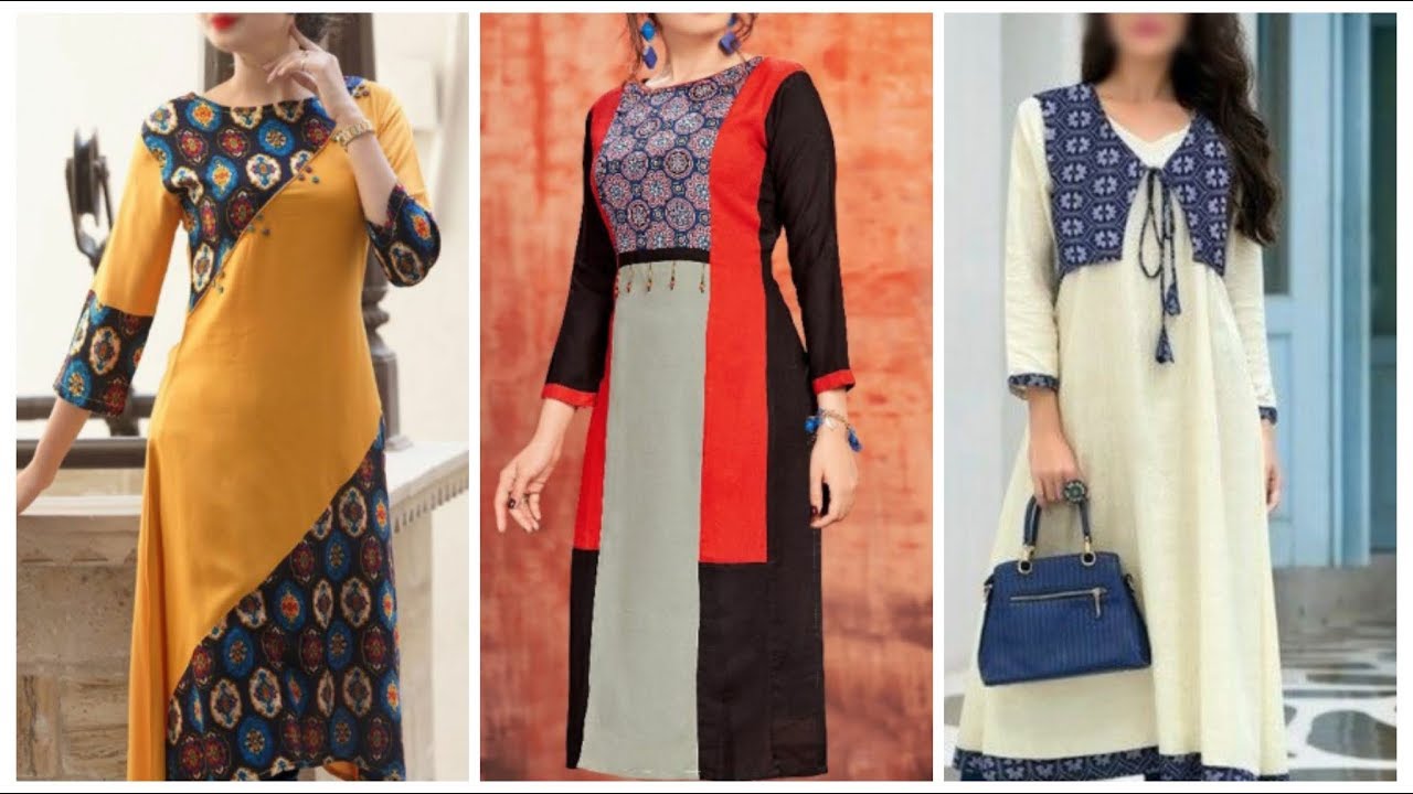 Latest patchwork kurti design ideas,designer kurtas,party wear kurtis for stitching