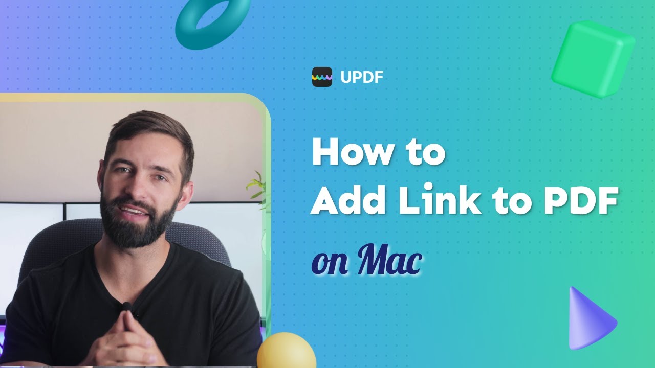 How to Add Link to PDF on Mac | UPDF