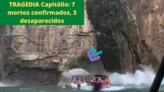 TRAGEDIA Queda de rocha deixa 6 mortos em Capitólio-MG