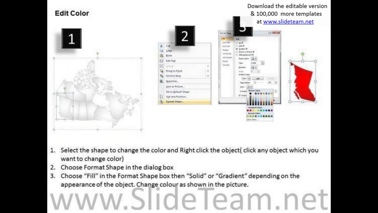 canada country powerpoint maps pptx