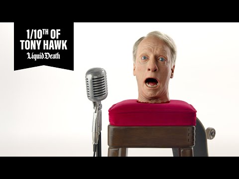 Liquid Death Hires 1/10th of Tony Hawk