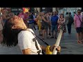 Awesome Street Talent Guns N Roses Sweet Child O Mine Miguel Montalban Authentic Guitar Cover